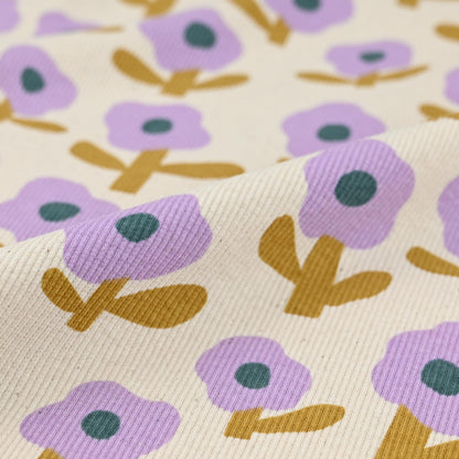 Bio Rib Jersey Blumen | Jennifer Bouron - elli&else