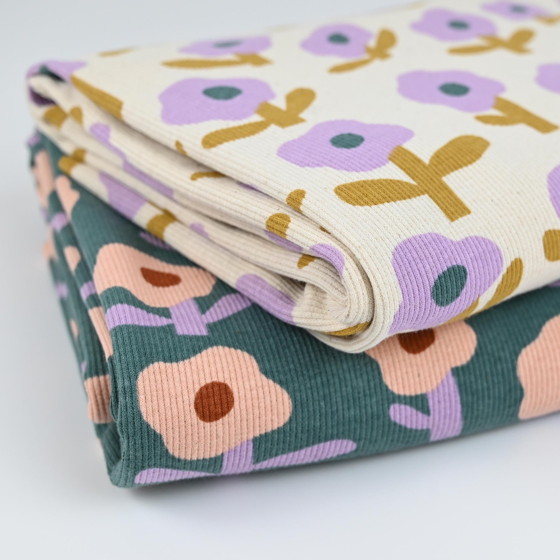 Bio Rib Jersey Blumen | Jennifer Bouron - elli&else