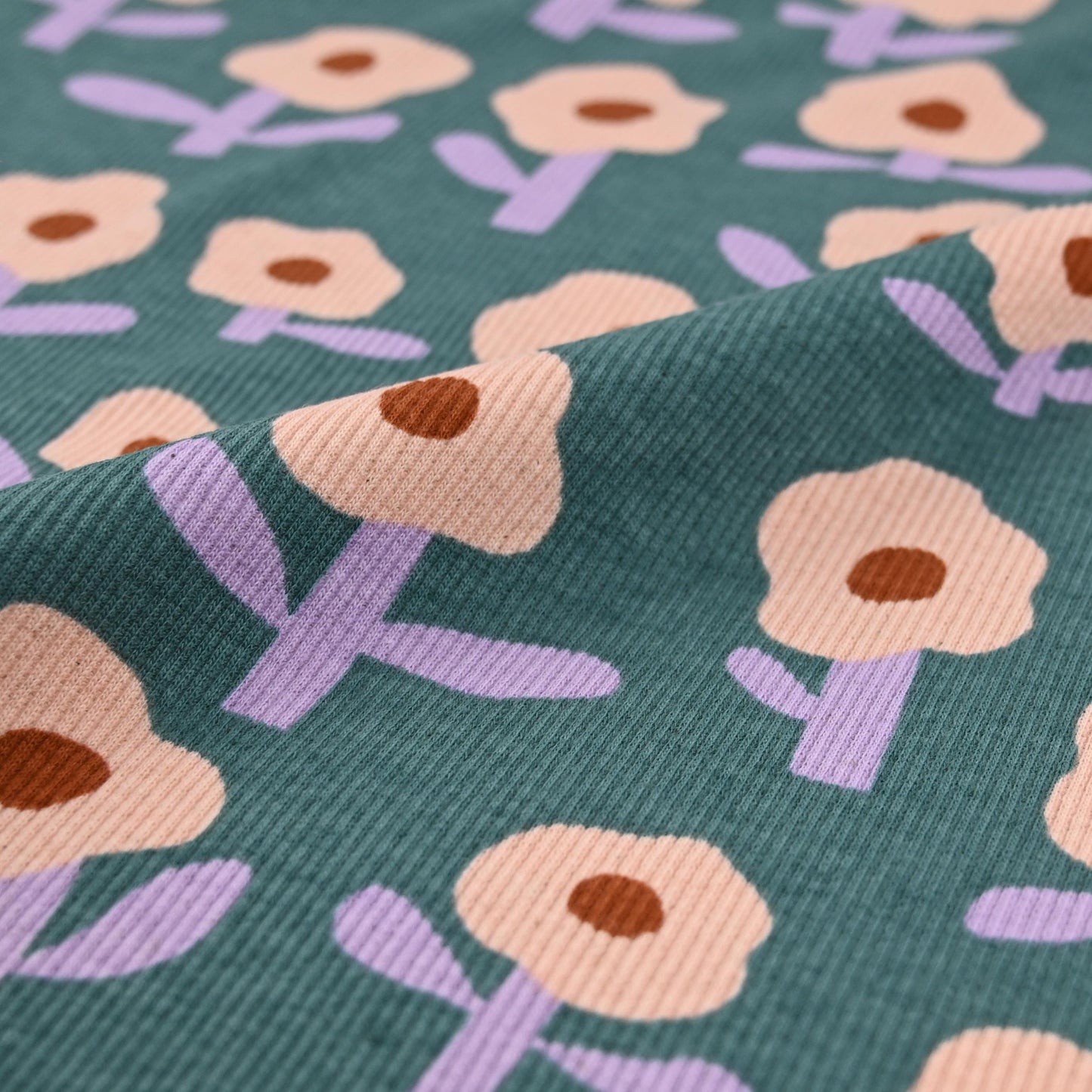Bio Rib Jersey Blumen | Jennifer Bouron - elli&else