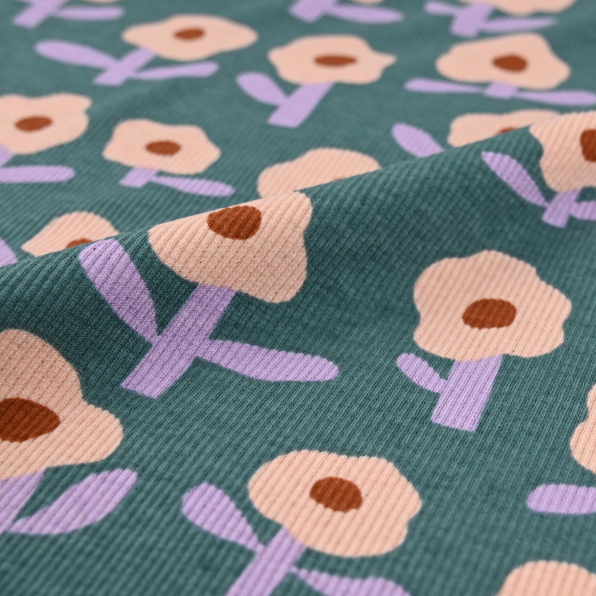 Bio Rib Jersey Blumen | Jennifer Bouron - elli&else