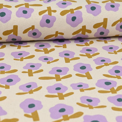 Bio Rib Jersey Blumen | Jennifer Bouron - elli&else