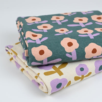 Bio Rib Jersey Blumen | Jennifer Bouron - elli&else