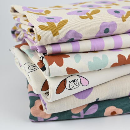 Bio-Popeline Blumen bunt | Jennifer Bouron - elli&else