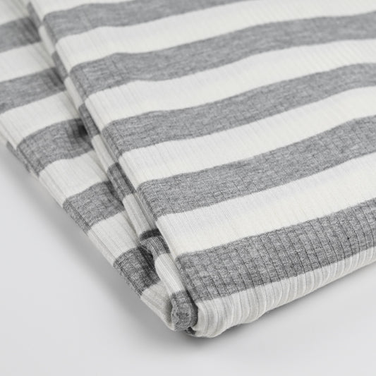 Rib Jersey breite Streifen