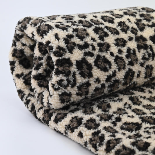 Teddy Stoff Leoprint klein