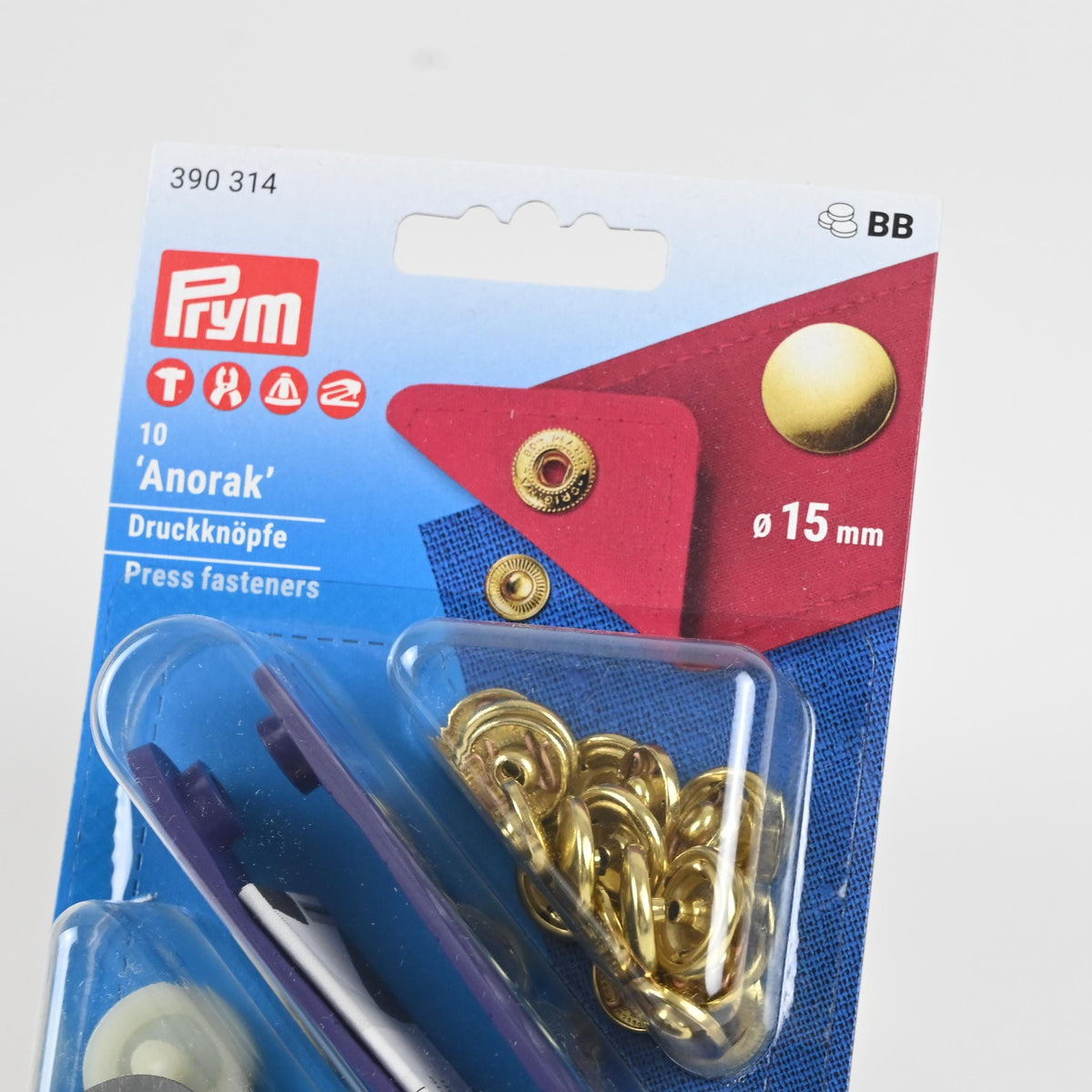 Prym Nähfrei Druckknöpfe 15 mm