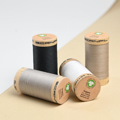 Nähgarn Scanfil Organic Cotton - 100m