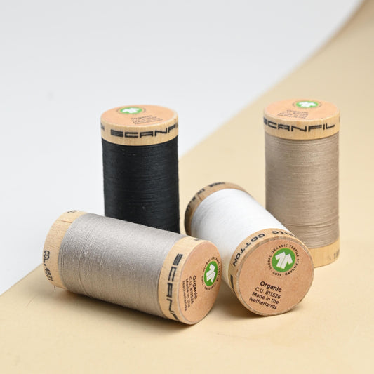 Nähgarn Scanfil Organic Cotton - 100m