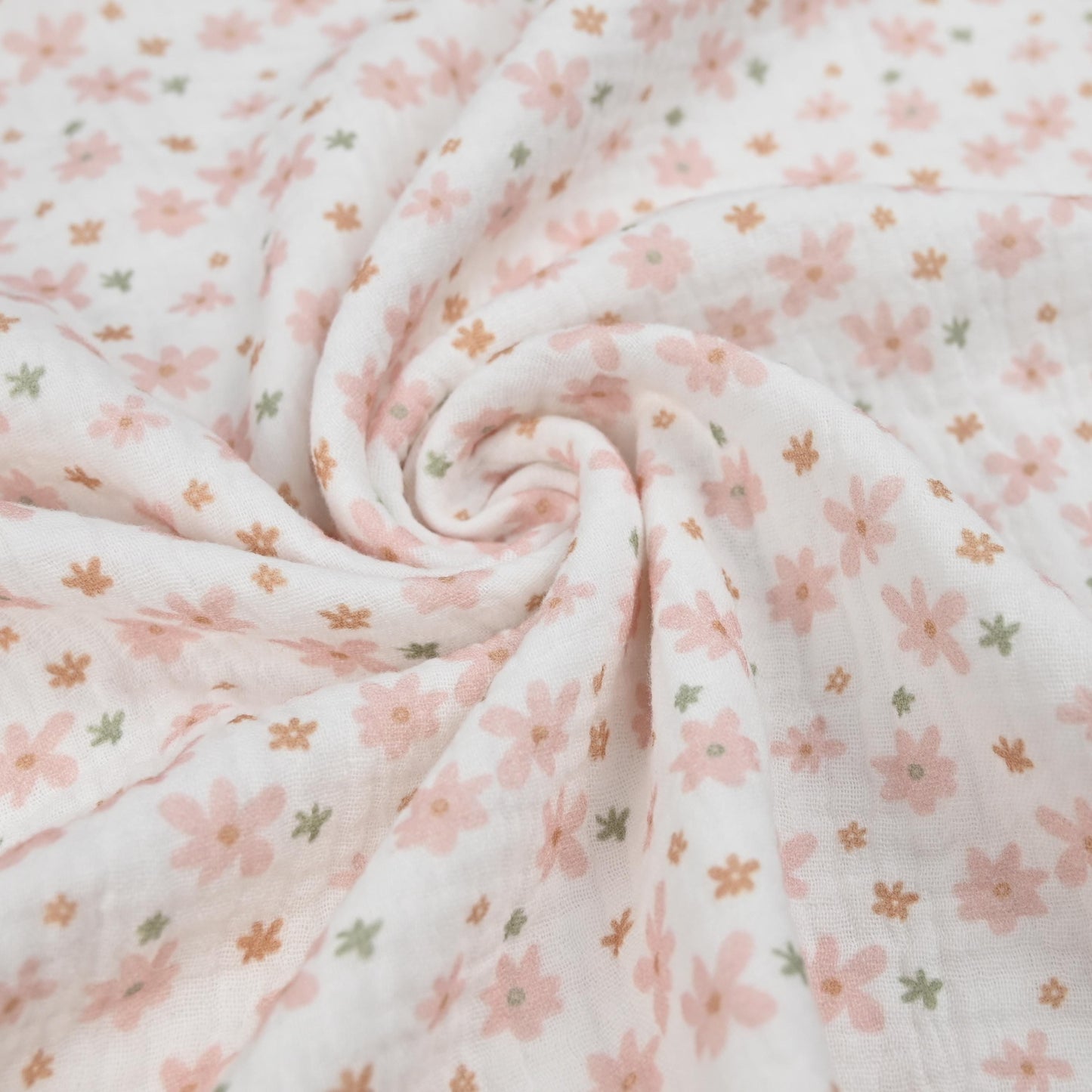 Musselin Blüten rosa