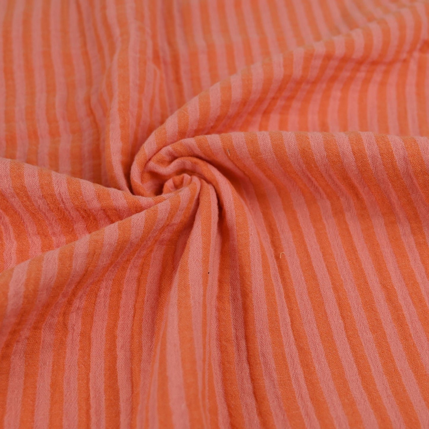 Musselin Stoff gestreift