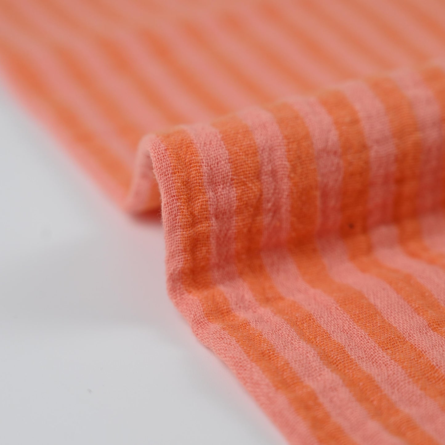 Musselin Stoff gestreift