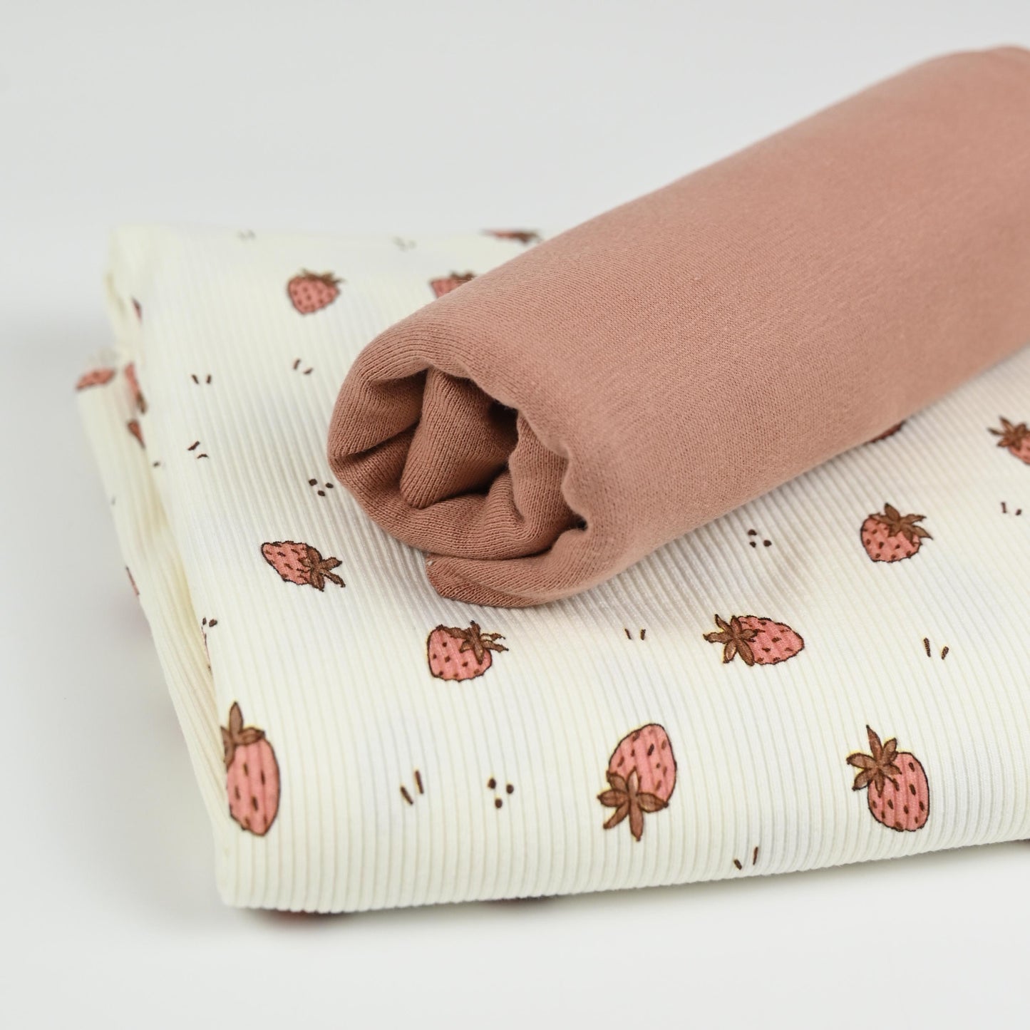 Rib Jersey Erdbeeren