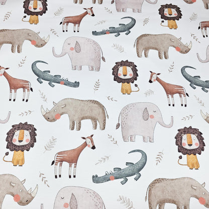 Jersey Afrika: Elefant, Löwe, Nashorn Meterware - elli&else