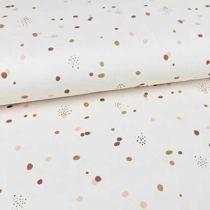 Jersey Konfetti beige Meterware - elli&else