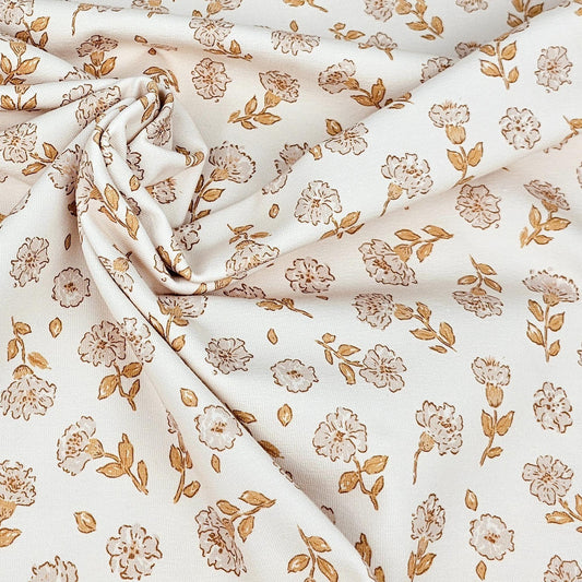 Jersey Nelken beige Meterware - elli&else