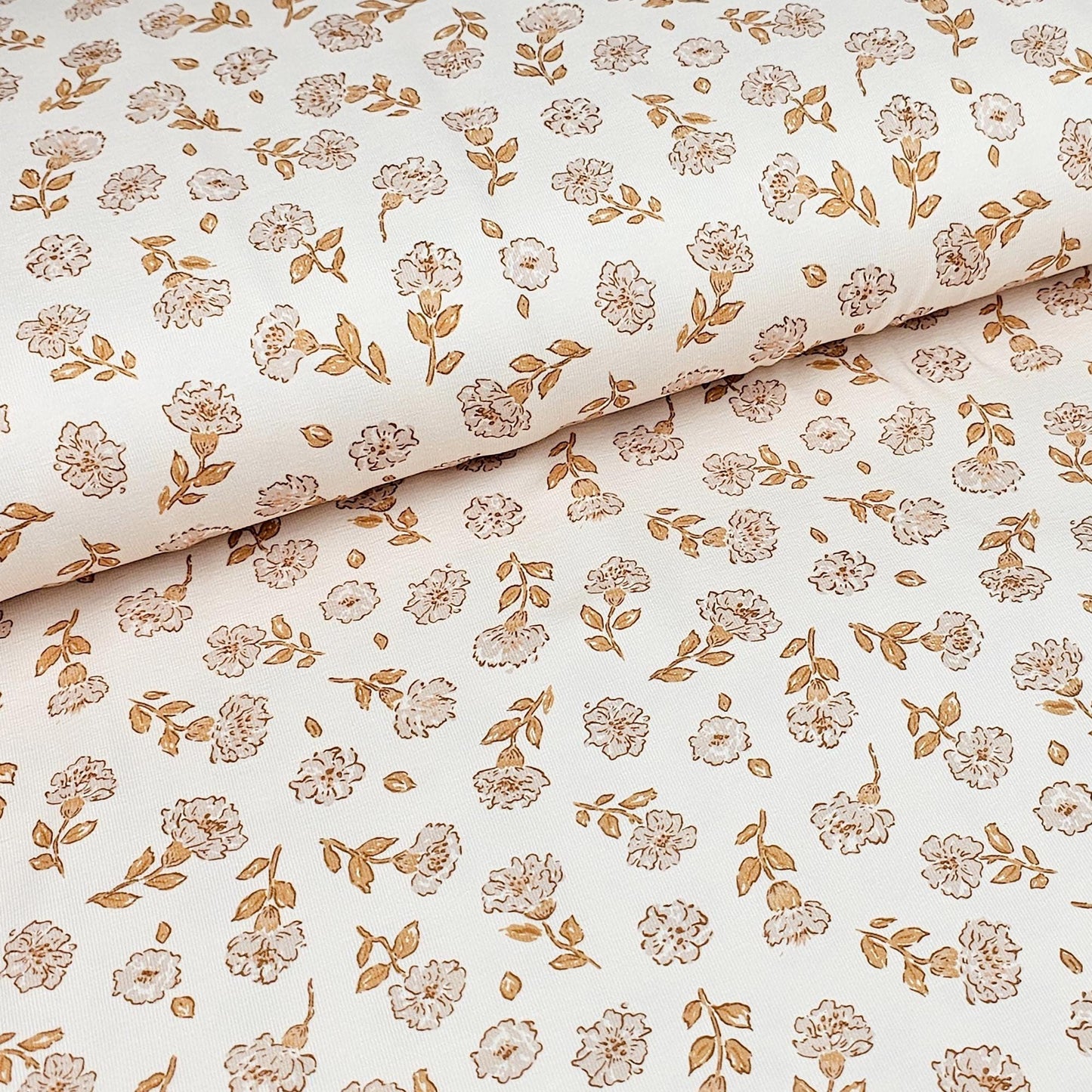 Jersey Nelken beige Meterware - elli&else
