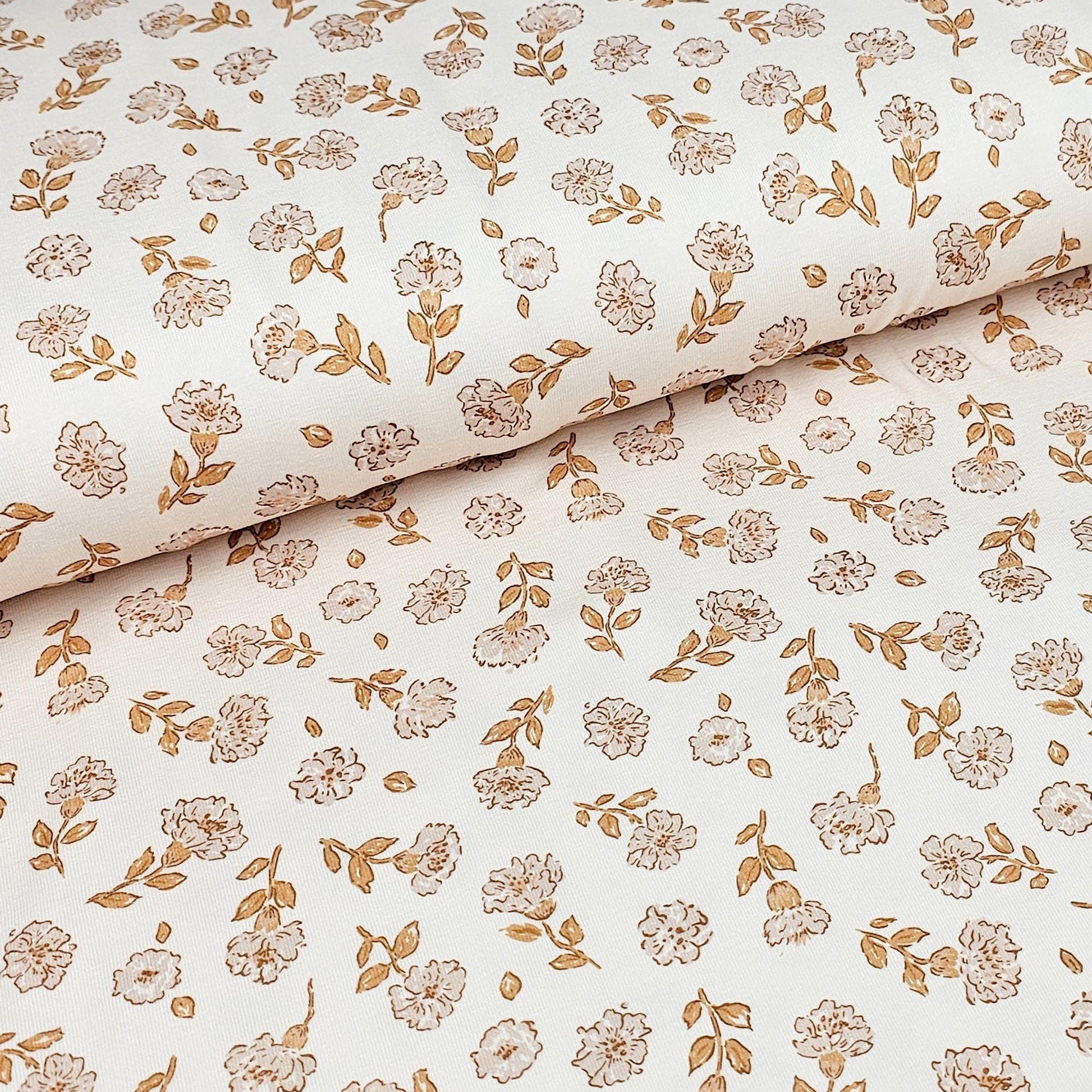 Jersey Nelken beige Meterware - elli&else