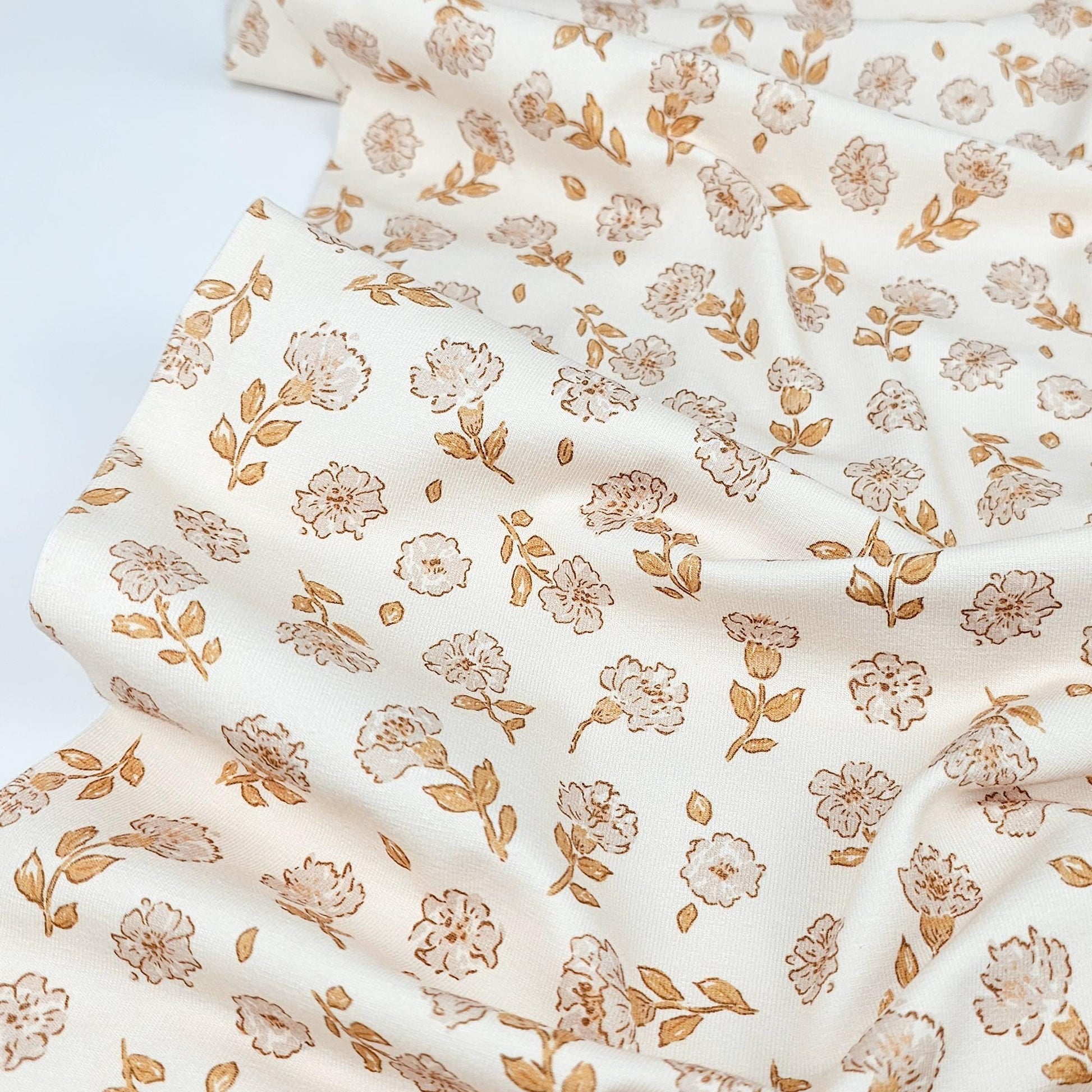 Jersey Nelken beige Meterware - elli&else