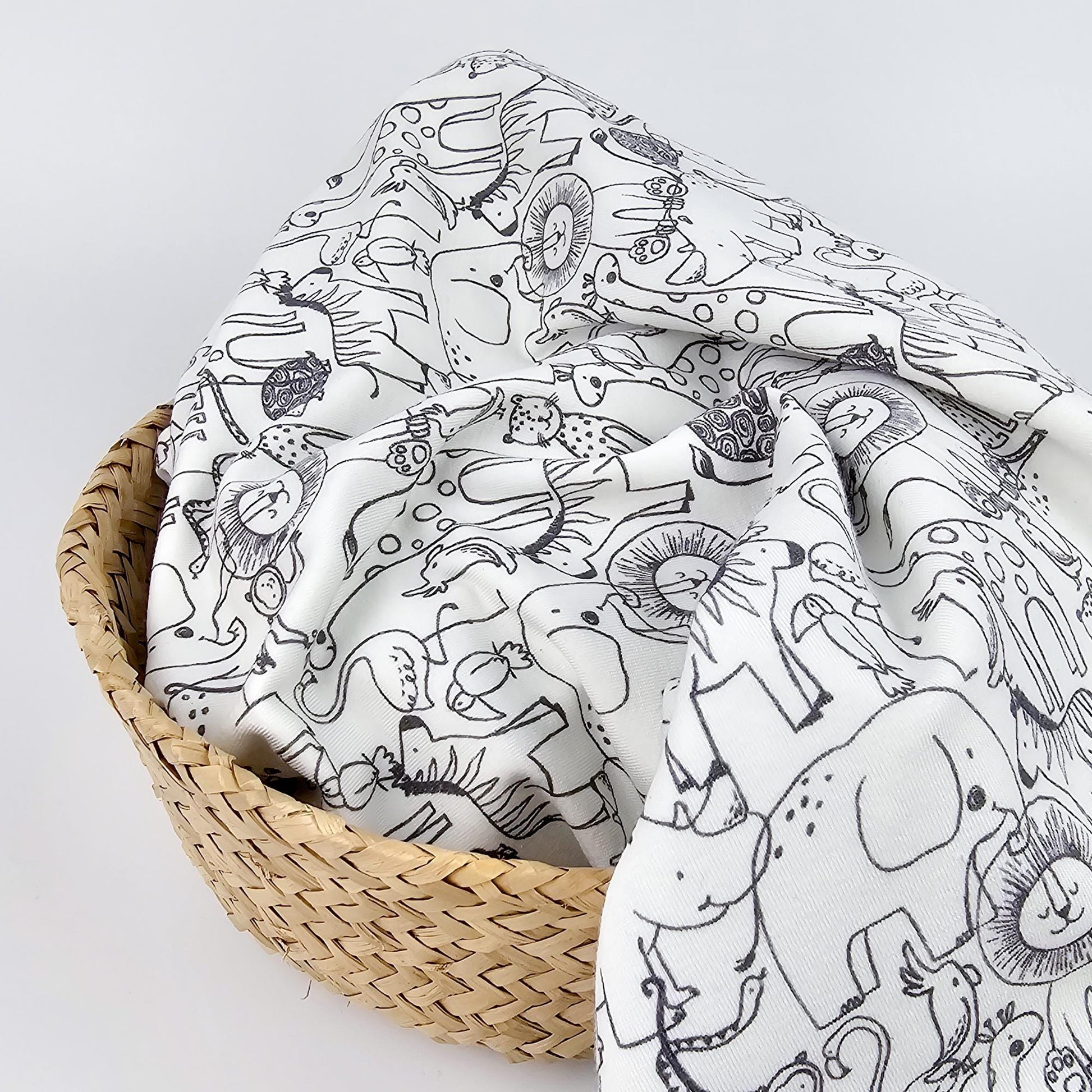 Jersey Safari Tiere Meterware - elli&else