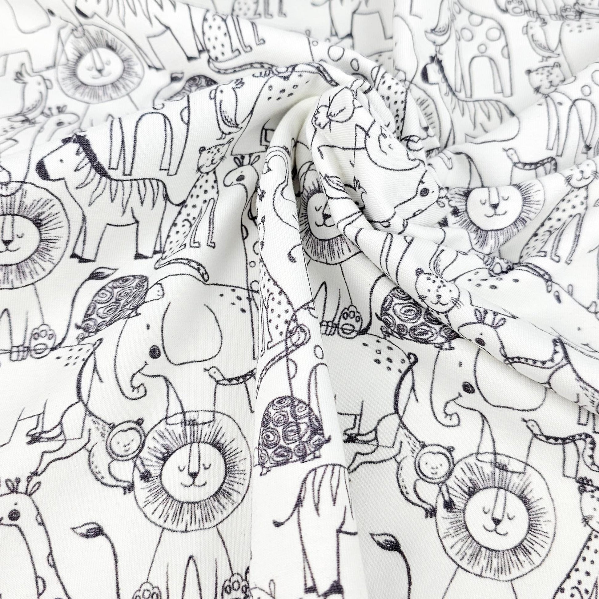 Jersey Safari Tiere Meterware - elli&else