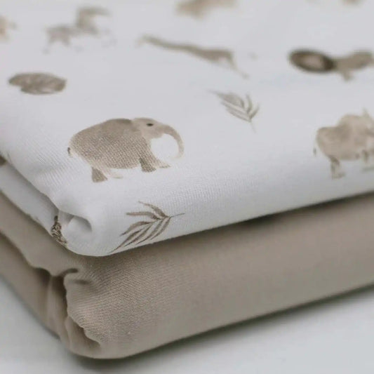 Jersey Safari Tiere - Stoff bei elli&else