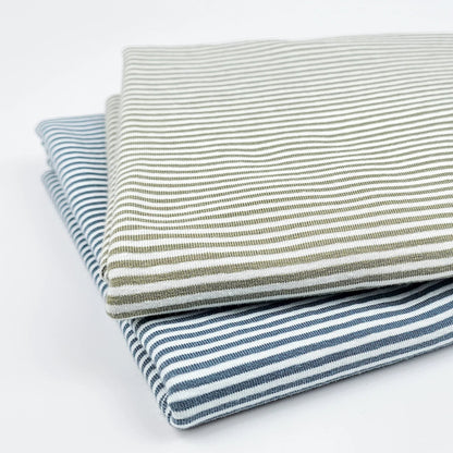 Jersey Streifen stoneblue Meterware - elli&else