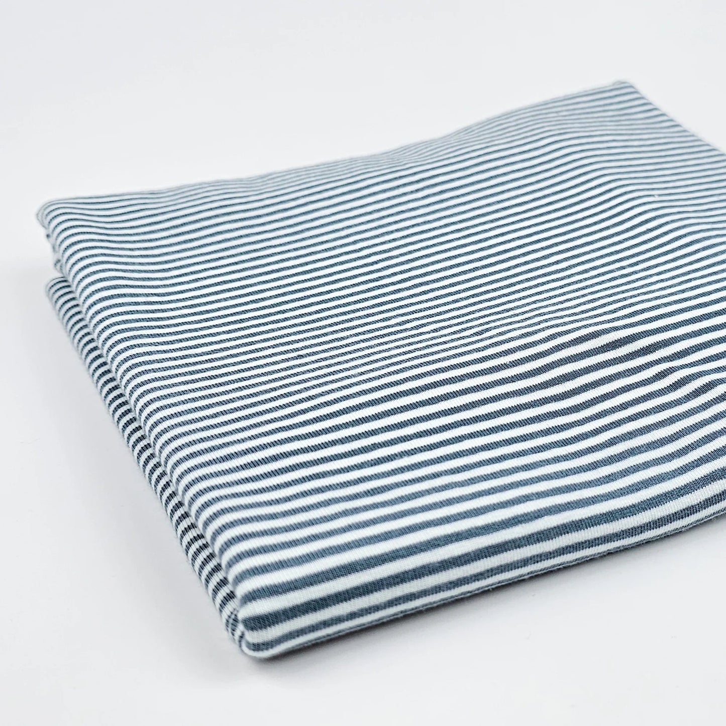 Jersey Streifen stoneblue Meterware - elli&else