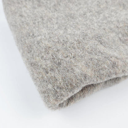 Merino Wollfleece - beige meliert Meterware - elli&else