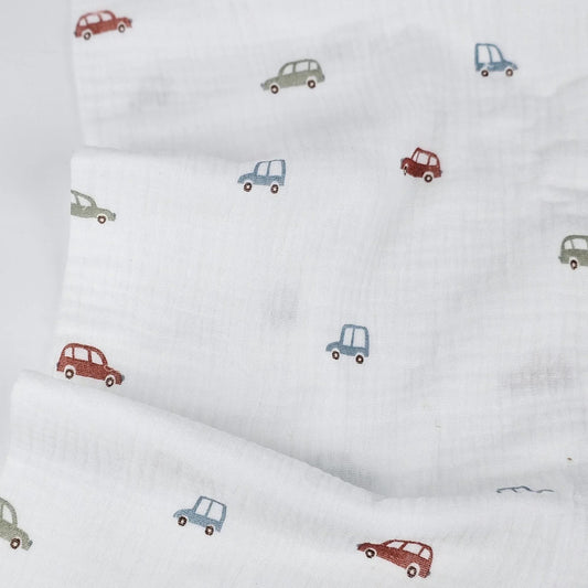 Musselin Autos Meterware - elli&else