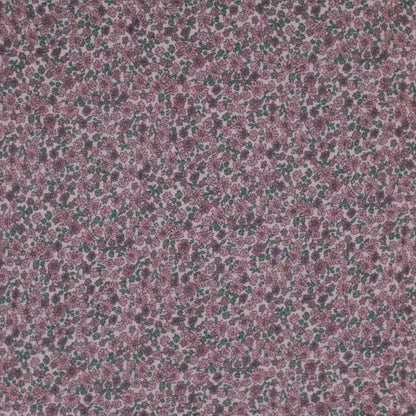 Musselin Blumen mauve Meterware - elli&else