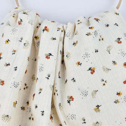 Musselin Blumen und Igel Meterware - elli&else