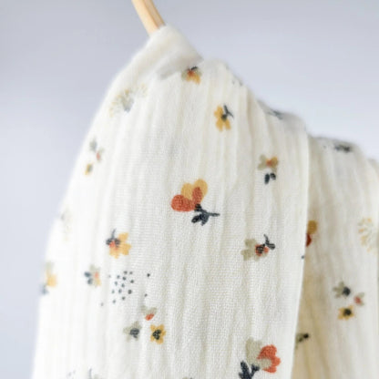 Musselin Blumen und Igel Meterware - elli&else