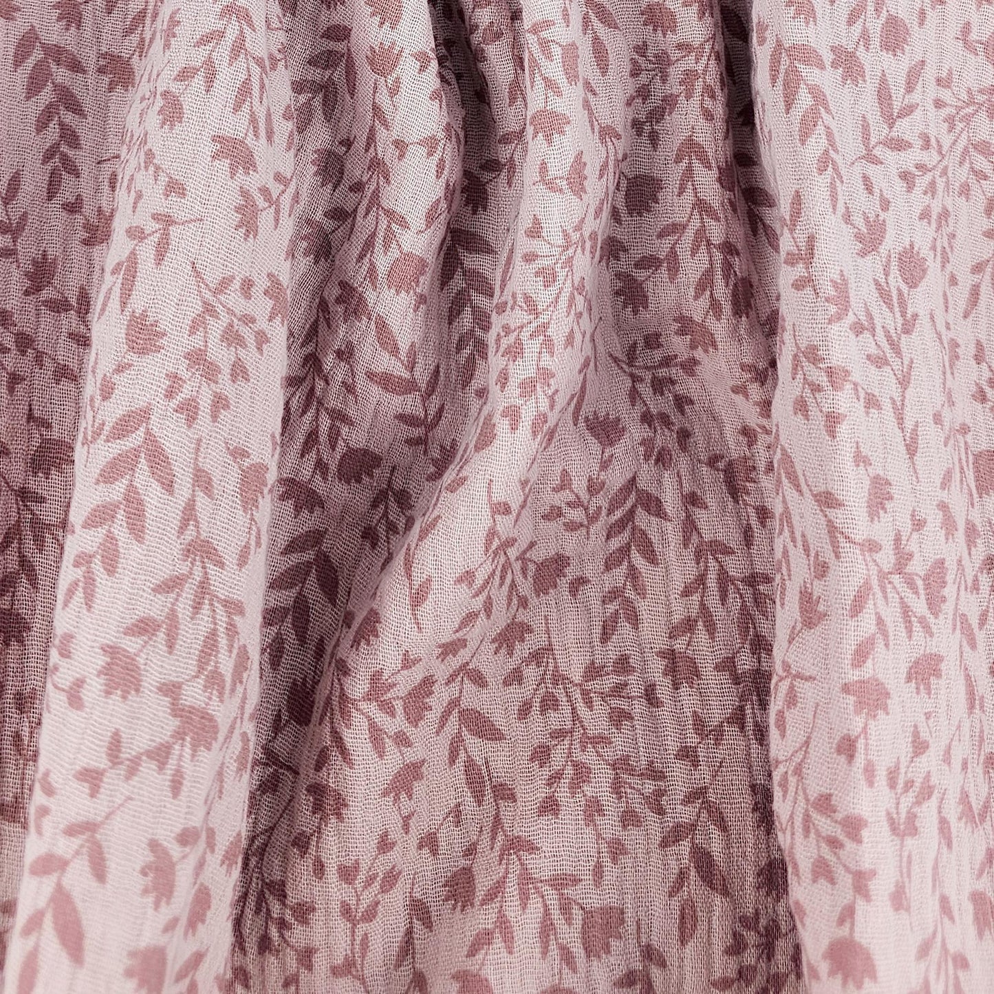 Musselin Blumenprint altrosé Meterware - elli&else