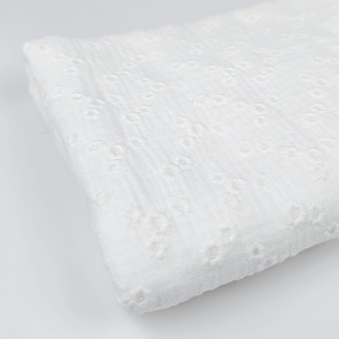 Musselin Embroidery Millefleurs ecru Meterware - elli&else