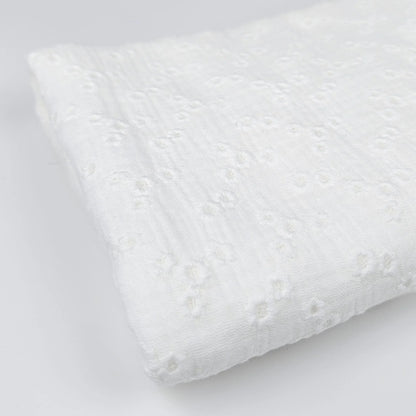 Musselin Embroidery Millefleurs ecru Meterware - elli&else