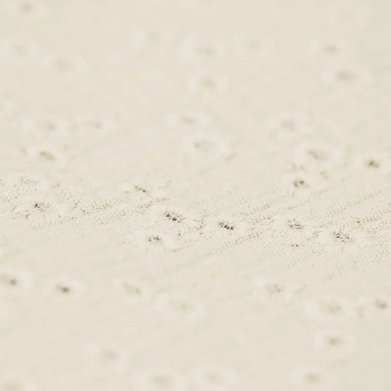 Musselin Embroidery Millefleurs natural Meterware - elli&else