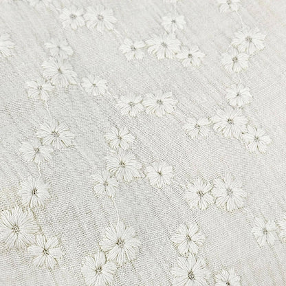 Musselin Embroidery naturweiß Meterware - elli&else