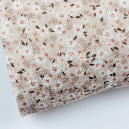 Musselin Flower bomb beige Meterware - elli&else