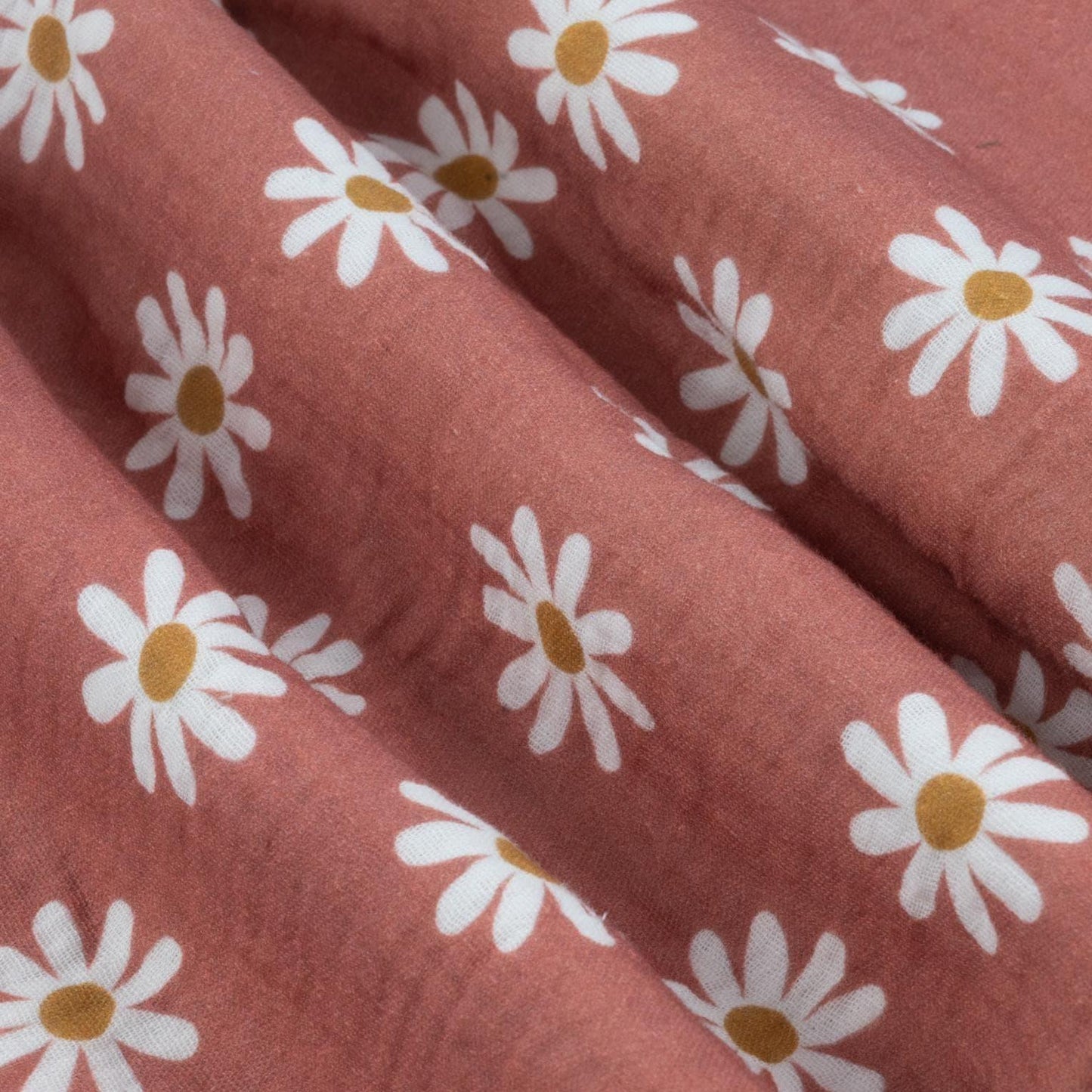 Musselin Gänseblümchen clay - Eigenproduktion - Stoff bei elli&else