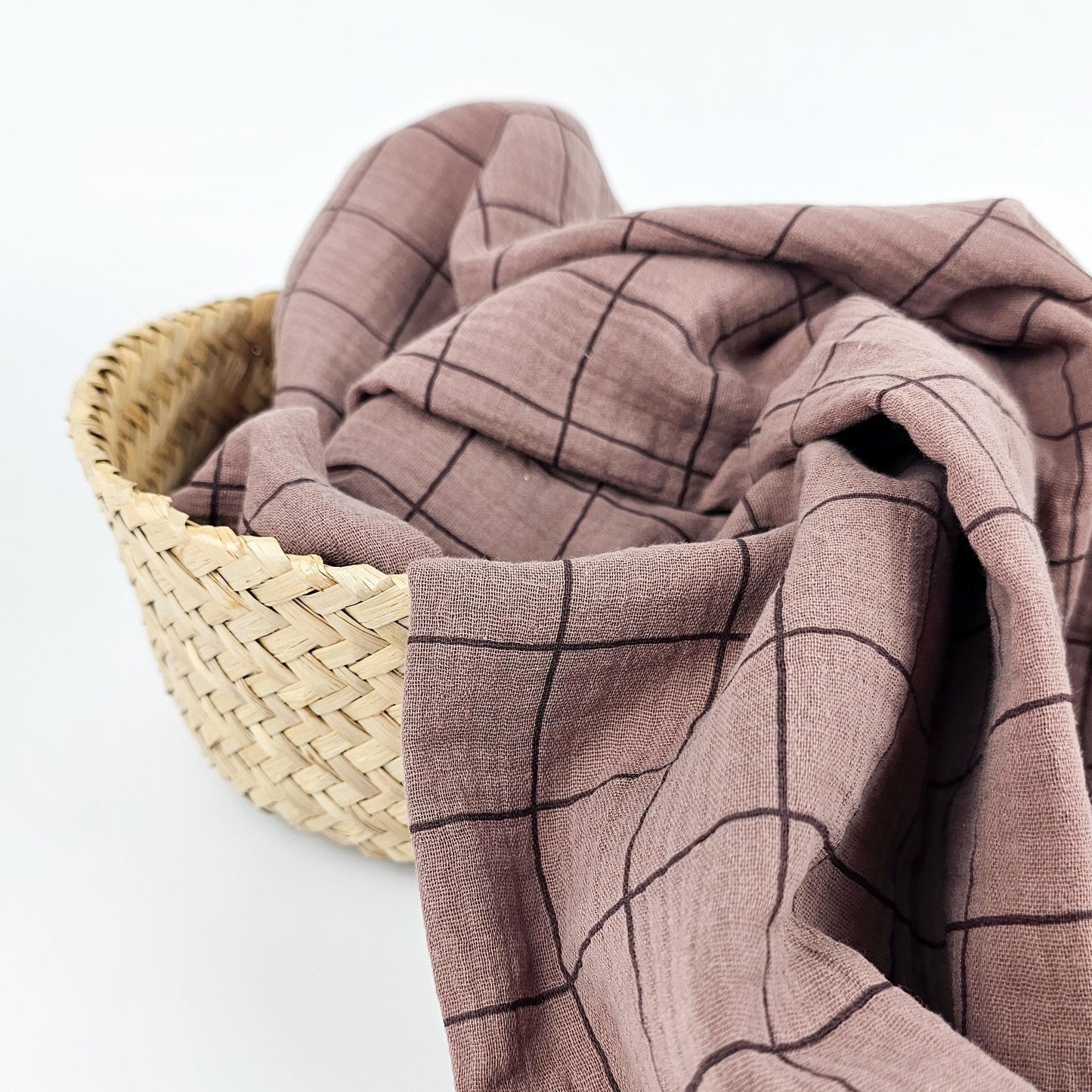 Musselin kariert Meterware - elli&else