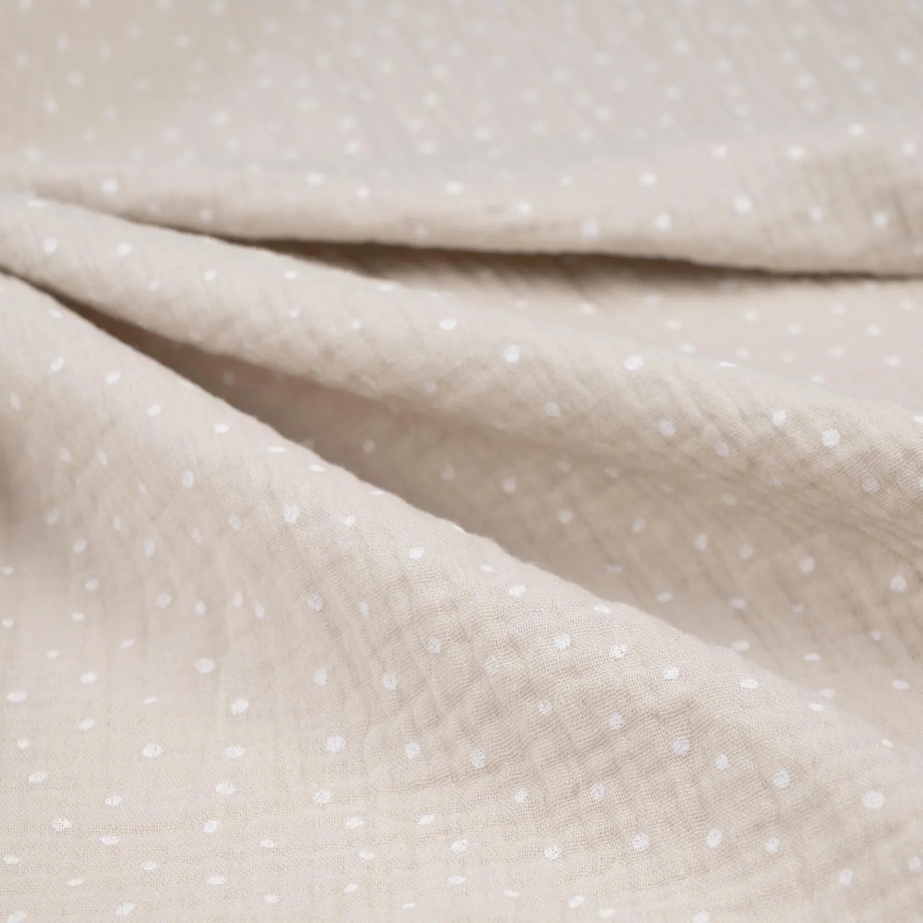 Musselin Konfetti Punkte - Stoff bei elli&else