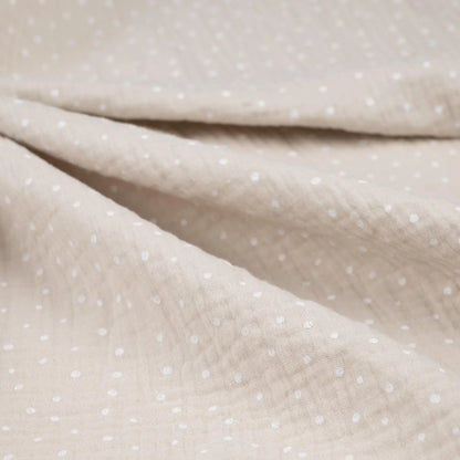 Musselin Konfetti Punkte - Stoff bei elli&else