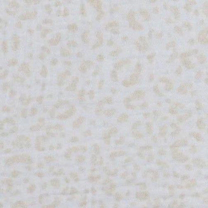 Musselin Leo Print hellbeige Meterware - elli&else