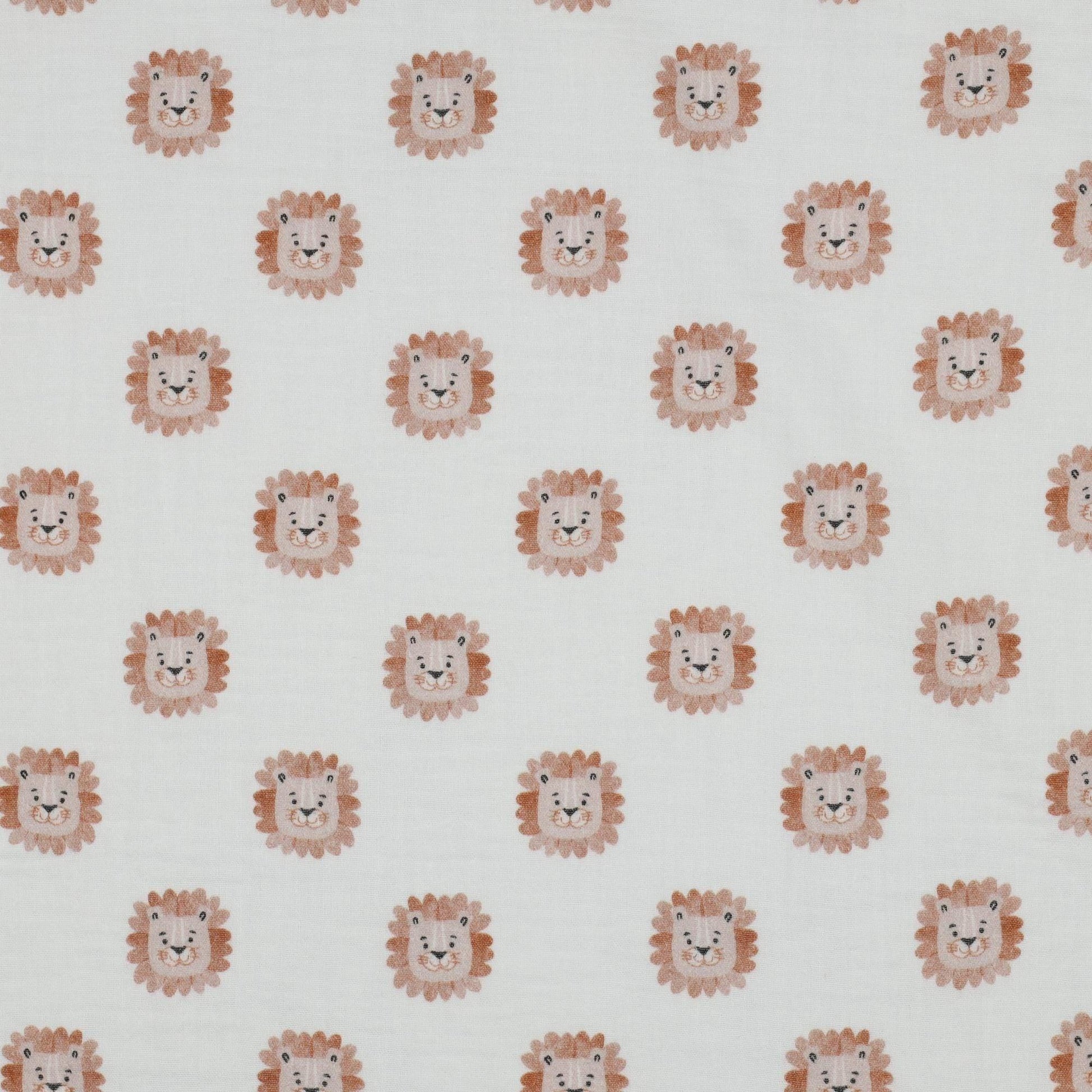 Musselin Löwen Meterware - elli&else