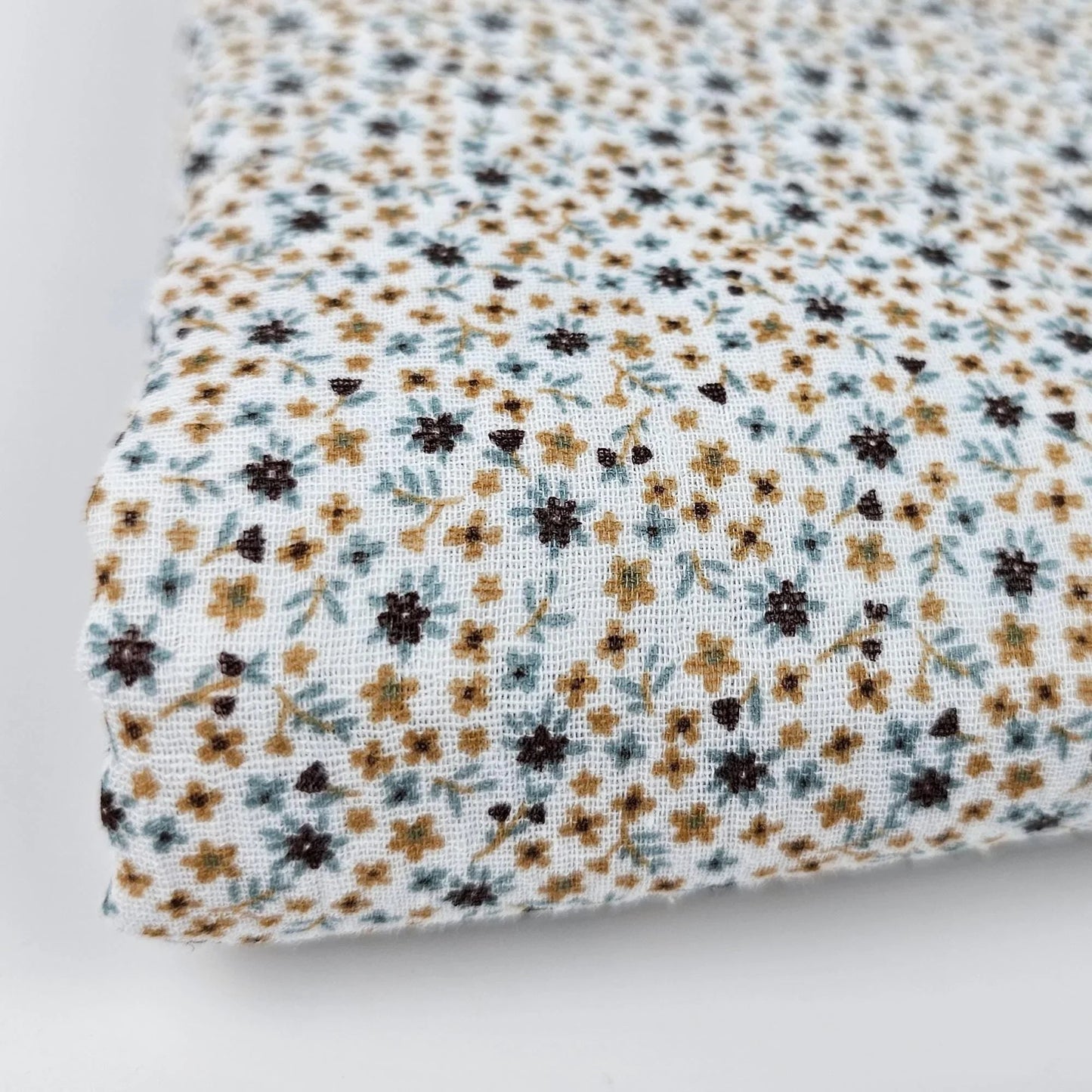 Musselin Millefleurs kakao Meterware - elli&else