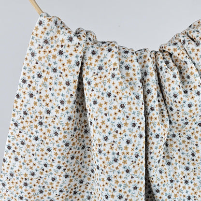 Musselin Millefleurs kakao Meterware - elli&else