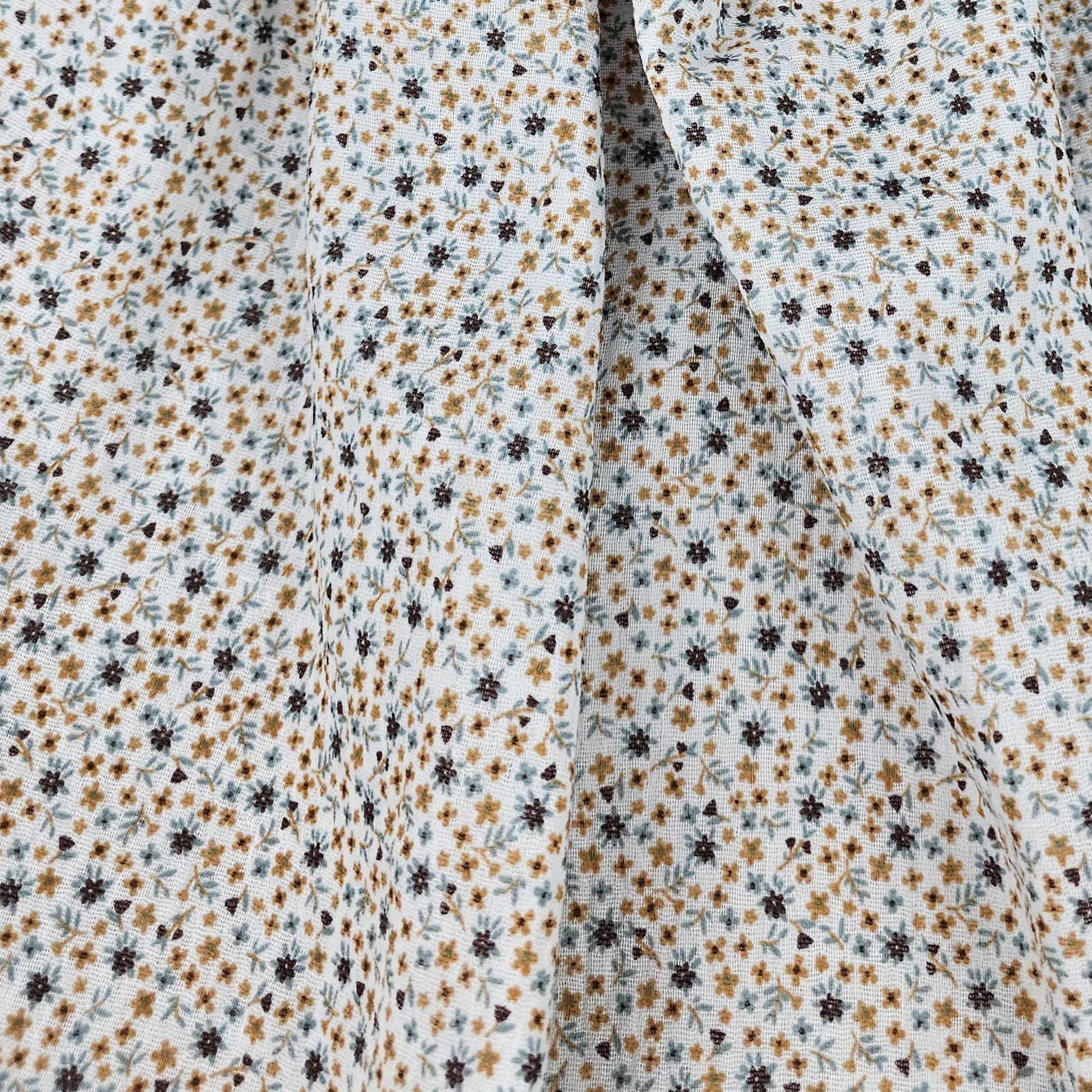 Musselin Millefleurs kakao Meterware - elli&else