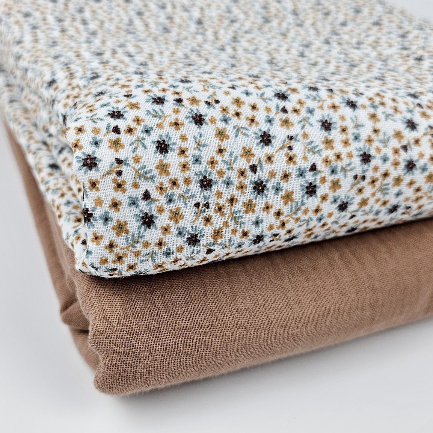 Musselin Millefleurs kakao Meterware - elli&else