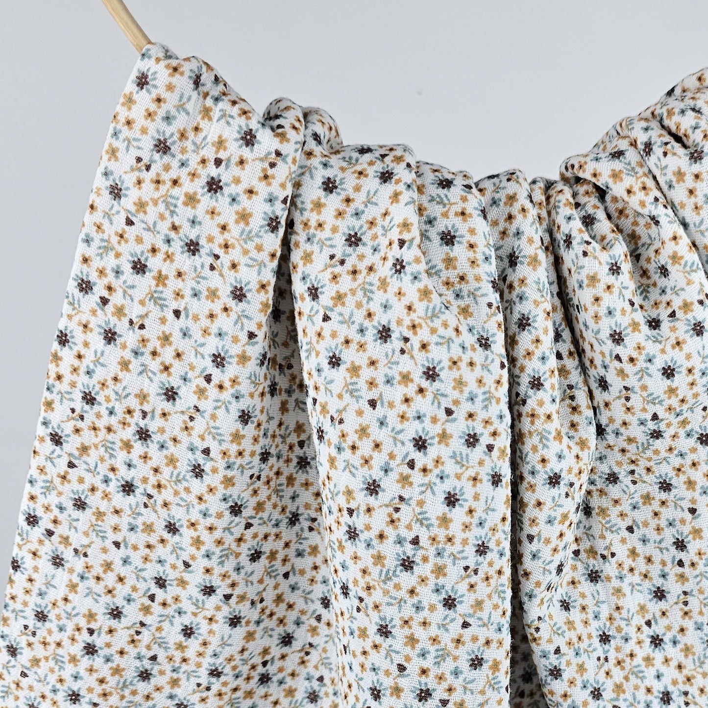 Musselin Millefleurs kakao Meterware - elli&else