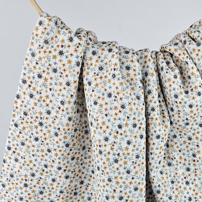 Musselin Millefleurs kakao Meterware - elli&else